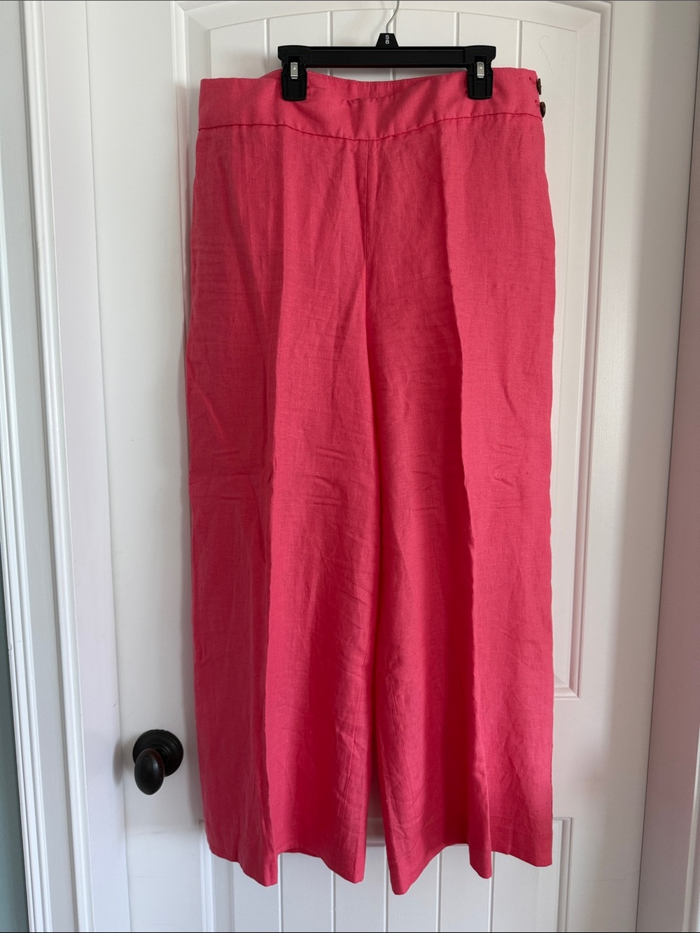 Talbots Wide-Leg Pants in Coral Pink